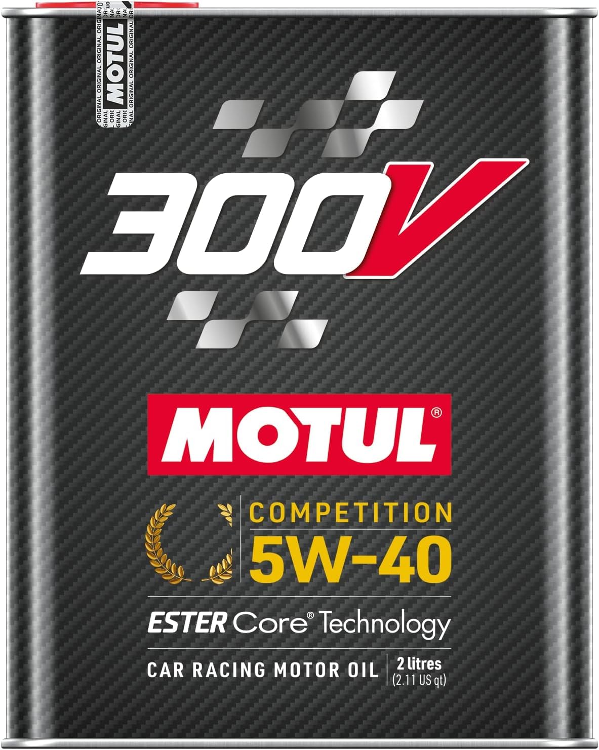 Motul 110817 300V Competition 5W40 Car Racing Motor Oil - 2 Litres (4 Pack)