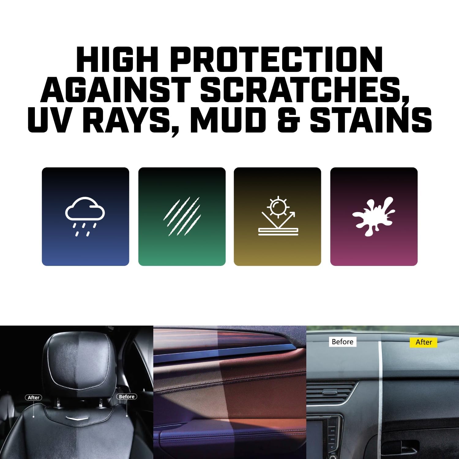 garage bulls Car Plastic Restorer & Hydrophobic Trim Ceramic Coating Kit Long Lasting Coating Car Accessories 30ml, 1fl oz (2 Pa