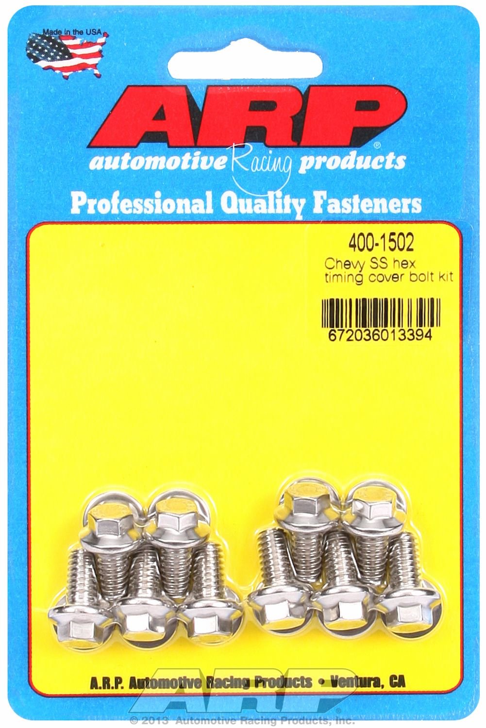 Arp 4001502 Timing Cover Bolt Kit