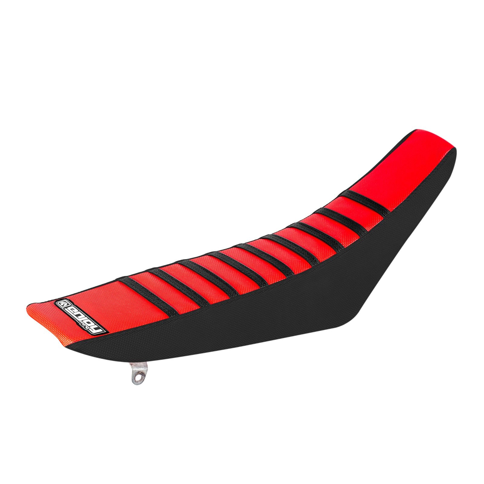 Enjoy Mfg Seat Cover - Compatible Fit For 2002-2008 Honda Cr 125 Cr 250 - Black Sides/Red Top/Black Ribs #55