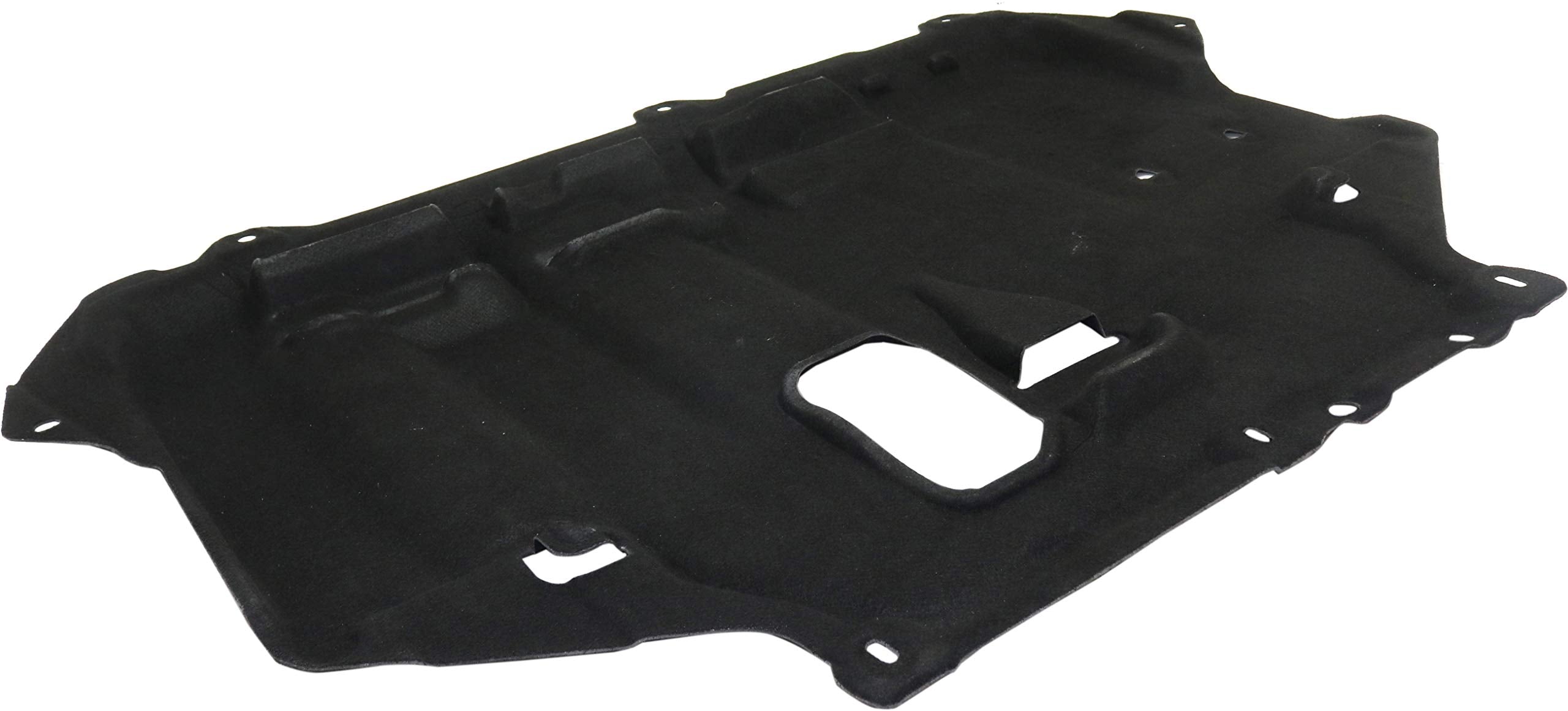 Evan Fischer Center Engine Splash Shield for 2012-2018 Ford Focus, 2.0L, Plastic, Under Cover, OEM Fit, Durable Protection