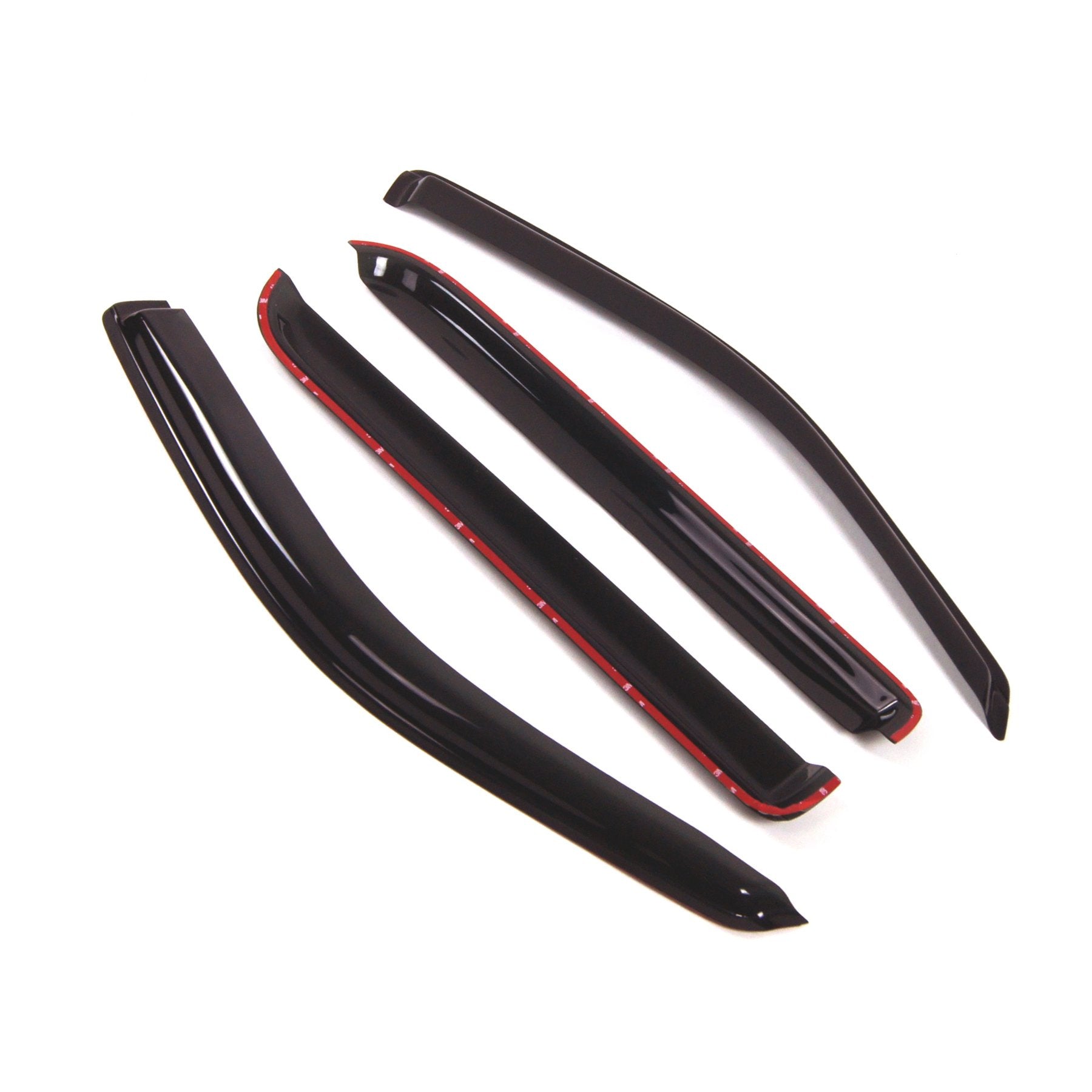 Tuningpros Outside Mount Window Vent Visors Rain Guards Compatible With Mercury Mountaineer 2002-2010 | Side Window Wind Deflect