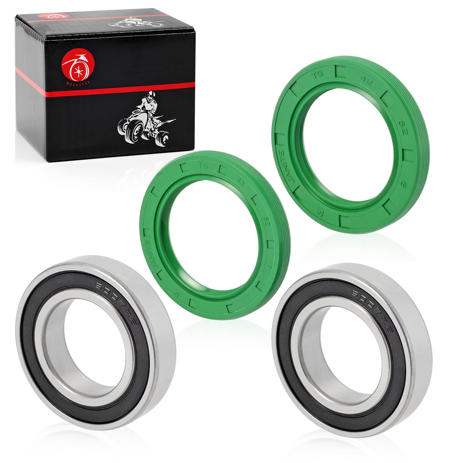 Rear Axle Wheel Bearing & Seal Kit For YAMAHA Banshee 350 Blaster 200 Raptor 660 660R Breeze 125 1987-2006 Grizzly 125 2004-2010