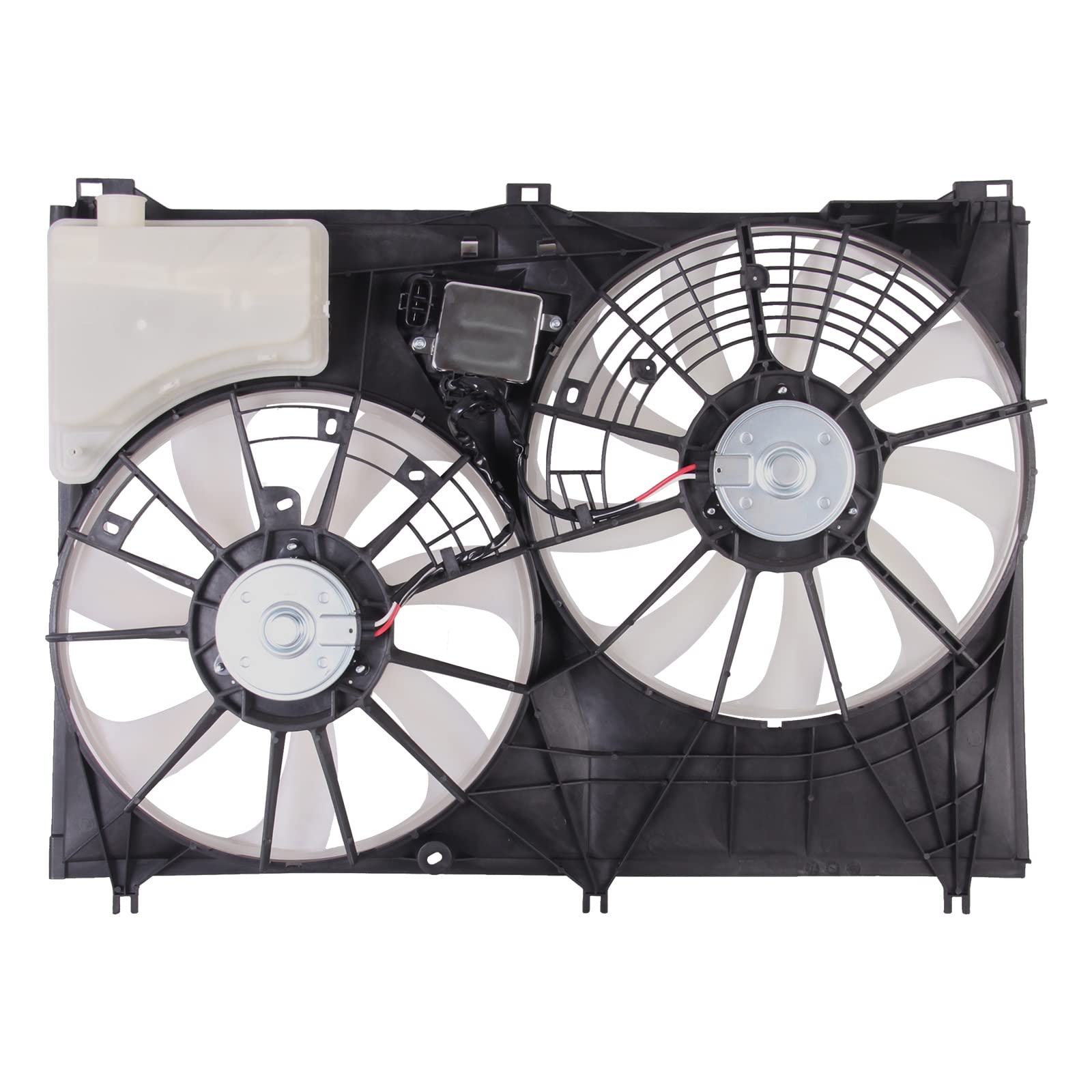 TYG OE Replacement(CAPA Quality) Cooling Fan Extra Silent for 2014-2019 Toyota Highlander 3.5L W/Towing W/PWM | 16363-0P180 | TO