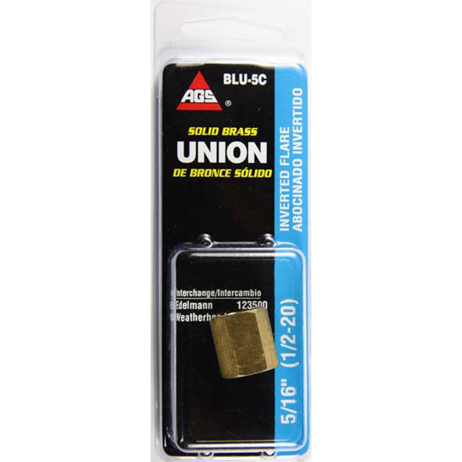 Ags Blu-5C Brake Line Fitting, 1 Pack