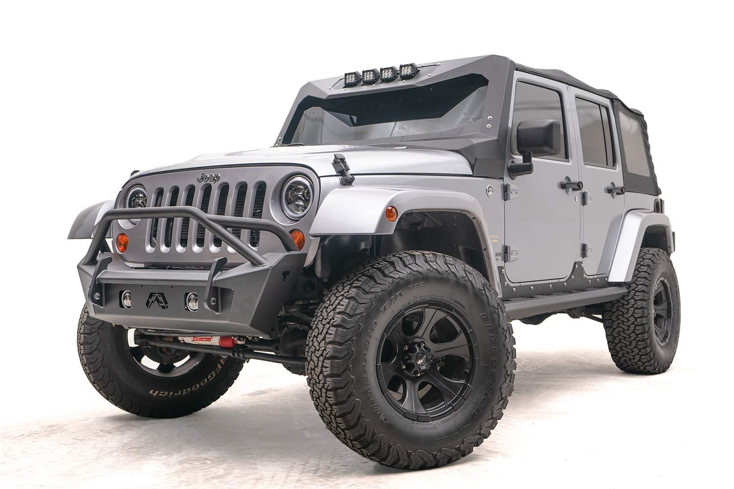 Fab Fours Inc. Jl18-B4751-1 Front Replacement Bumper Fits Jeep Wrangler