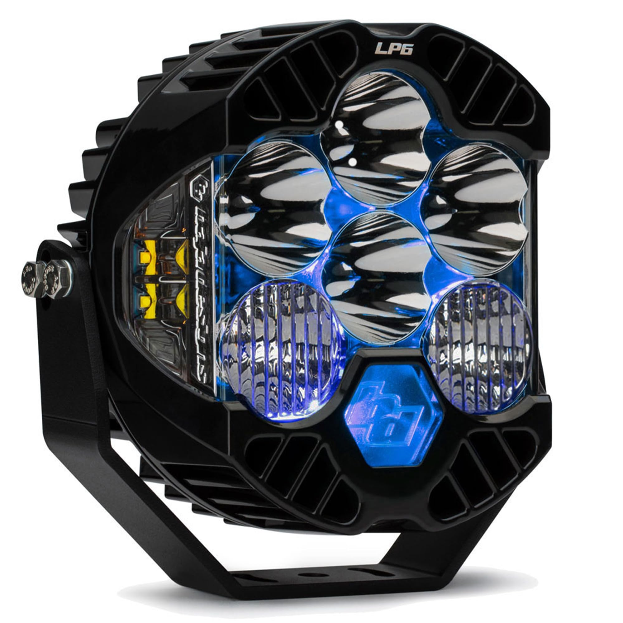Baja Designs Lp6 Pro Led Light Pod With Backlighting - Off Road Lighting For Jeep, Truck, Motorcycle, Utv, Atv, Lifetime Protect