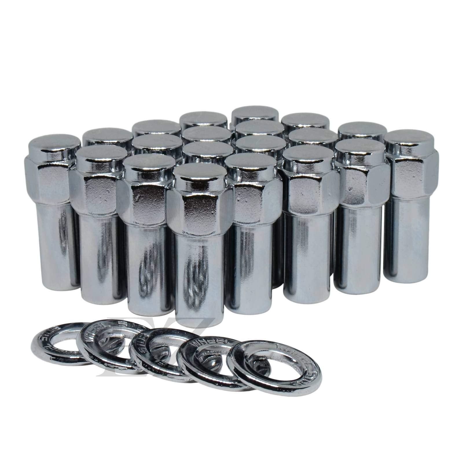 Cragar SST Mag Lug Nut 7/1620 with Center Washer Set of 24 Pcs
