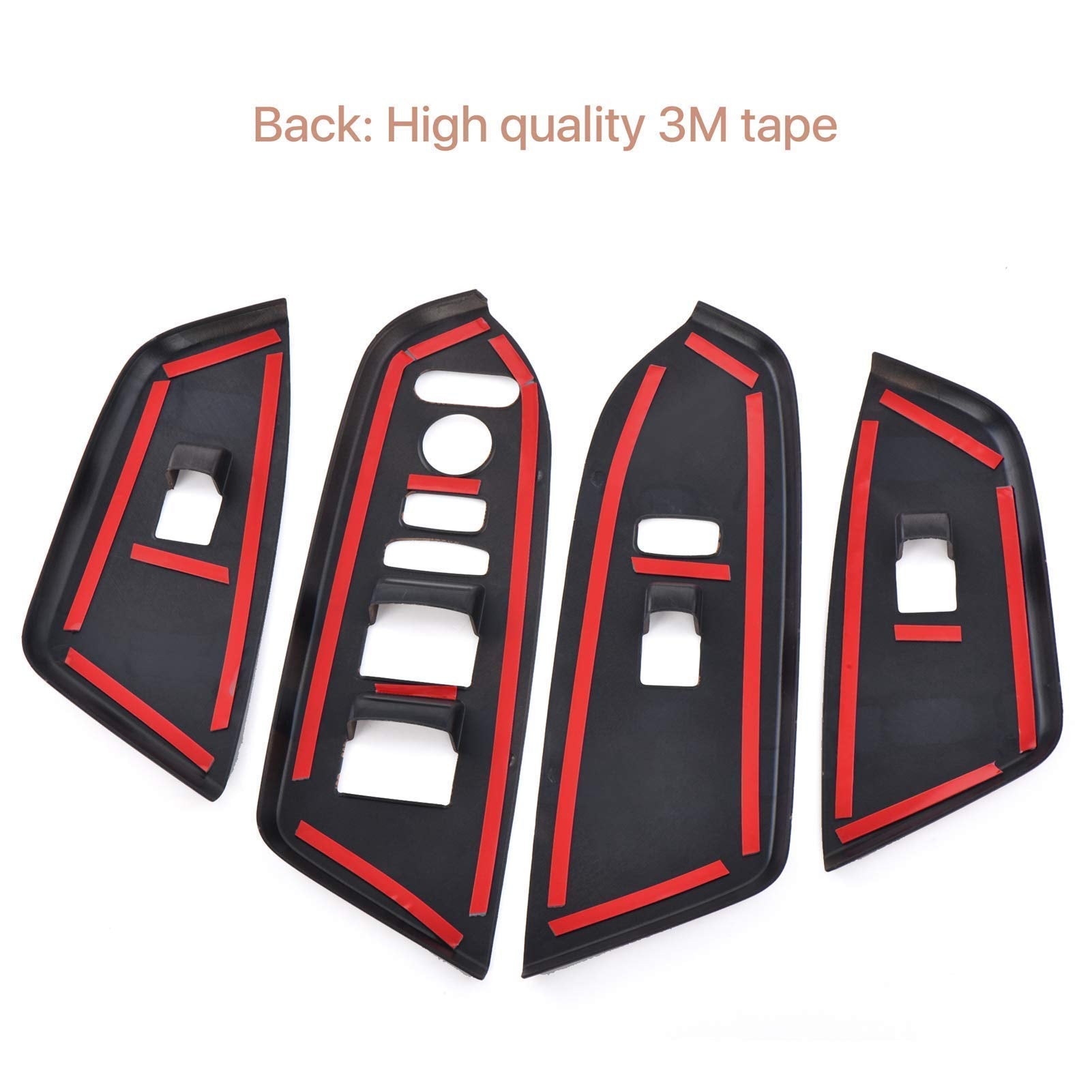 AntBooBoo for Honda CRV Inner Window Switch Panel Cover Peach Wood Grain Trim Interior Accessories for CR-V CR V 2022 2021 2020