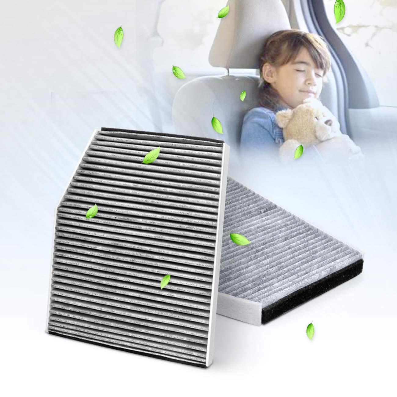 Kafeek Cabin Air Filter Fits Xc11577, Bk21-18D543-Aa, Replacement For 2015-2019 Ford Transit 150/250/350/350Hd, Includes Activat