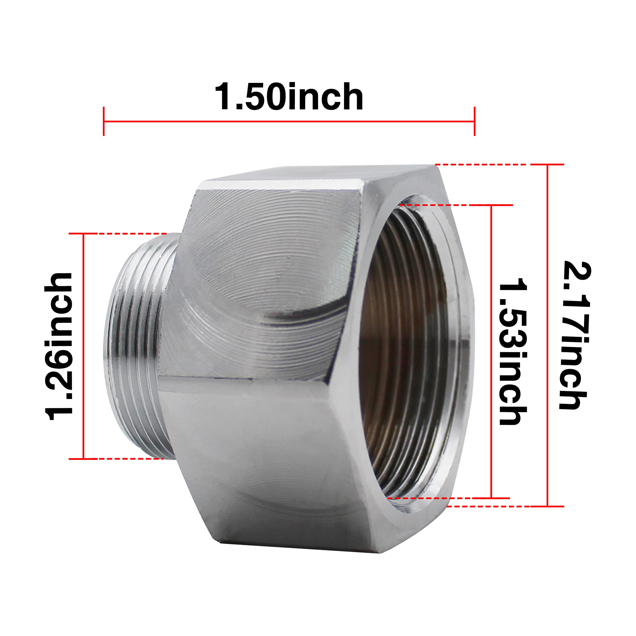 6.0L - 7.3L Diesel Mechanical Fan Clutch Adapter Compatible With Ford 6.0L Powerstroke 2003-2007 Diesel Engines