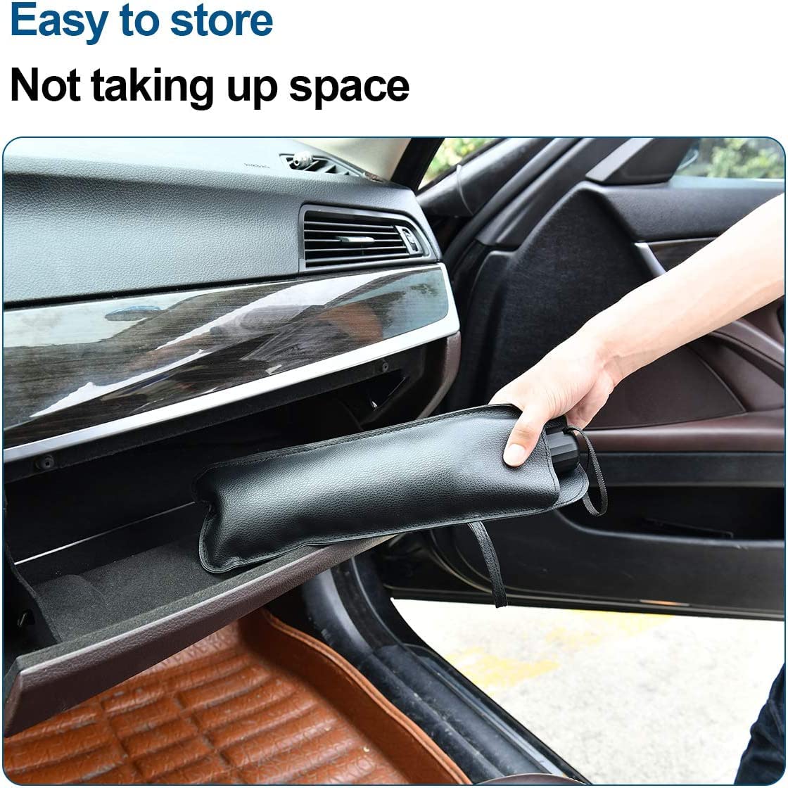Helloleiboo Car Windshield Sun Shade Uv Rays And Heat Sun Visor Protector Foldable Reflector Umbrella Brella Shield