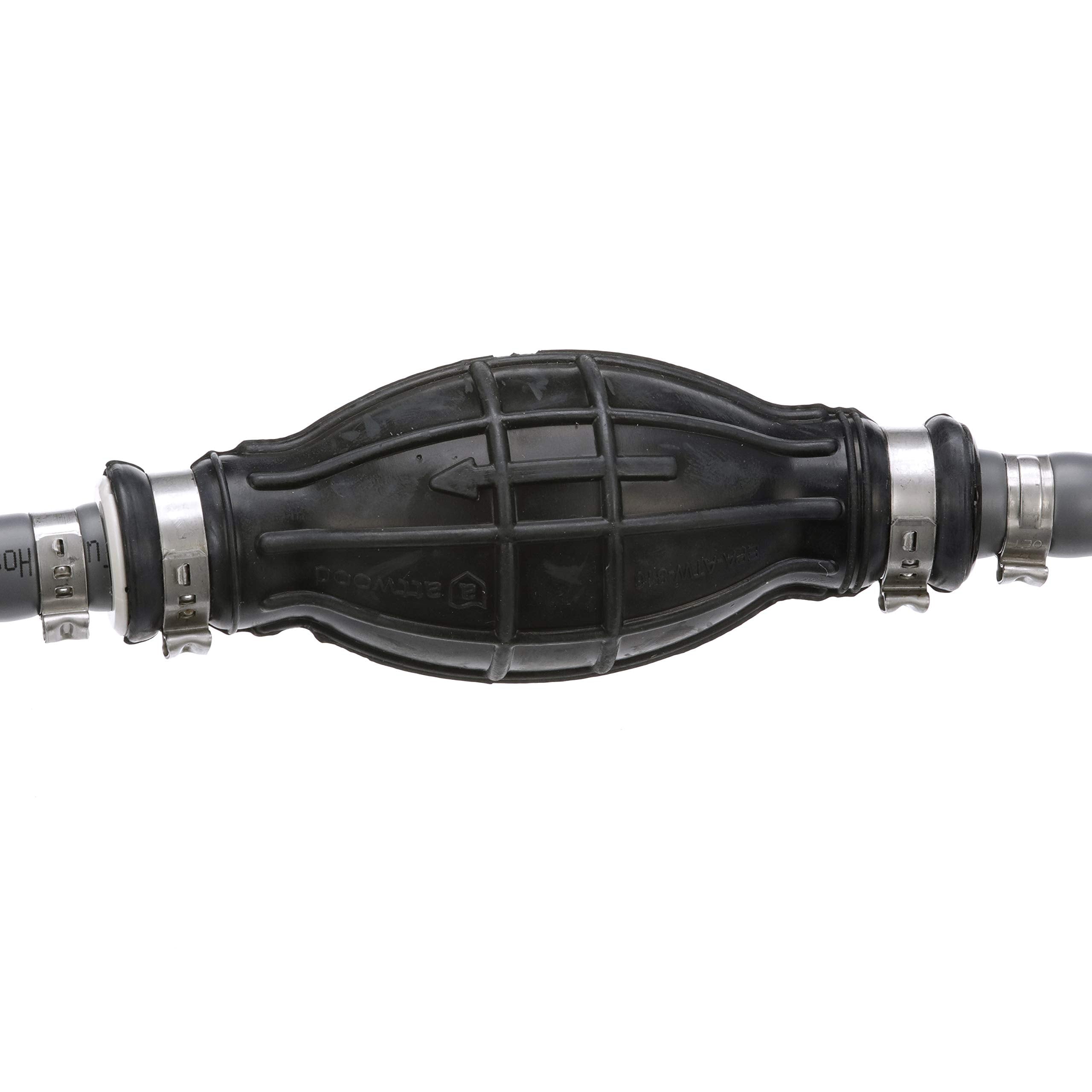 Attwood 93806Hus7 Honda Fuel Line Kit, 6 Feet Long, 3/8-Inch Diameter, Multi-Layer Low-Permeation Primer Bulb