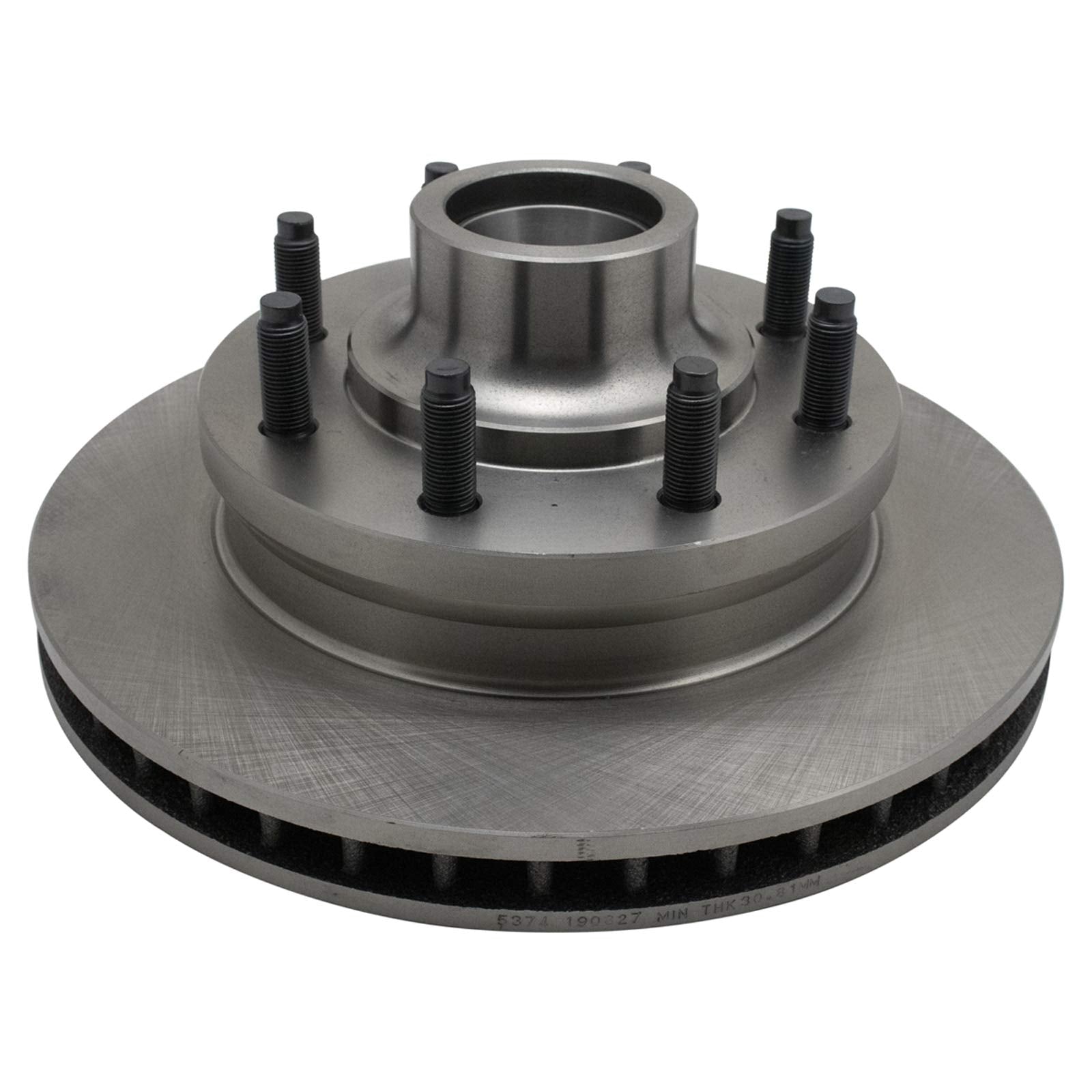 Trq Front Brake Rotors Set Vented Compatible With 1994-1999 Dodge Ram 2500