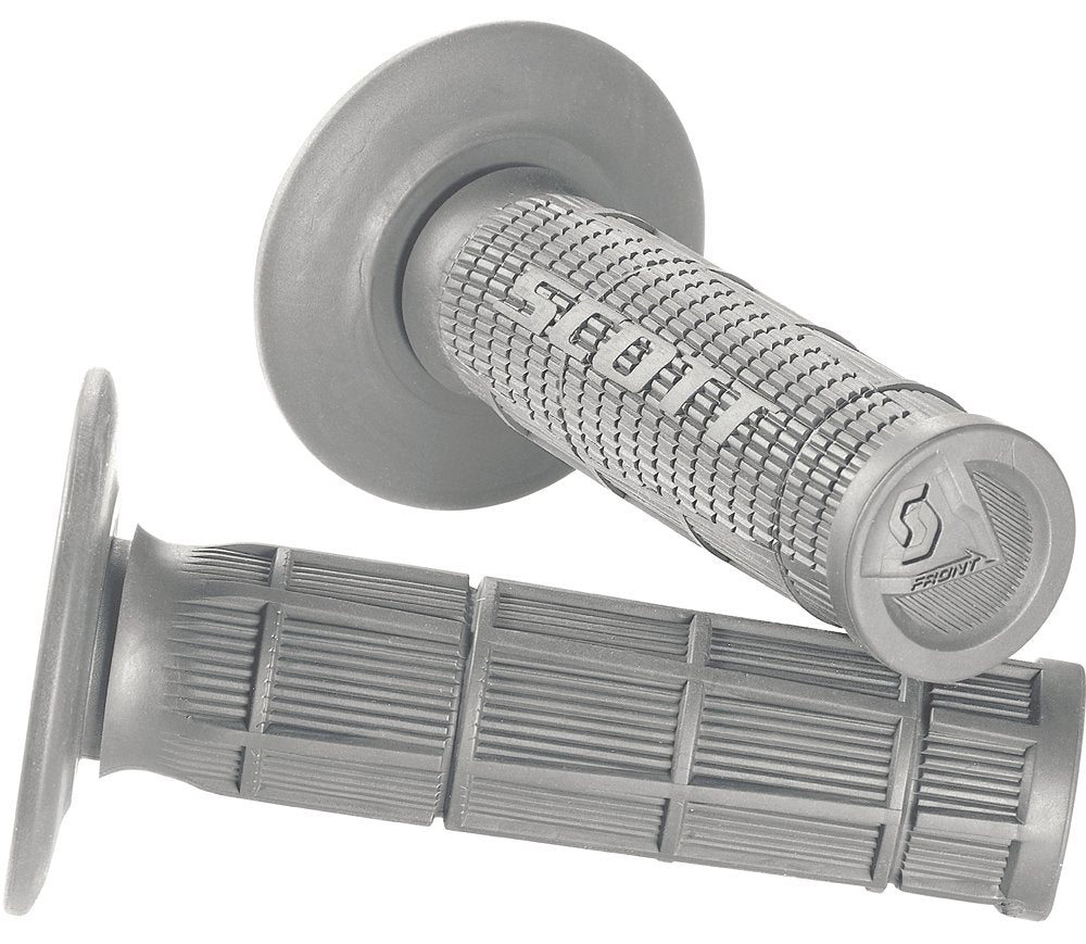 Scott Sports 233927-0011 Gray Radial Half Waffle Motorcycle Grips