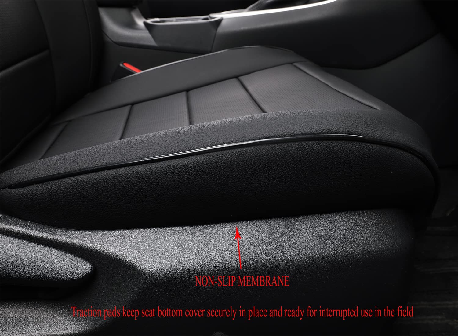 Ekr Custom Fit Corolla Car Seat Covers For Select 2023 2024 2025 Toyota Corolla Hybird Le - Full Set,Leather (Black)