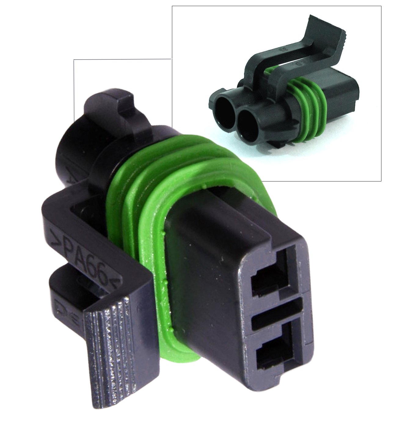 Metri-Pack 280 Series 2-Way Connector W/16-18 Awg Sealed Waterproof Set