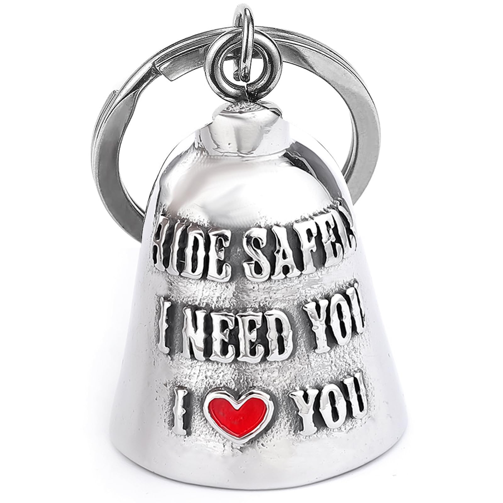 Motorcycle For Bells - Motorcycle Angel Bell For Men Women,Bell Biker Accessory,Guard Riding Safety (Silver)