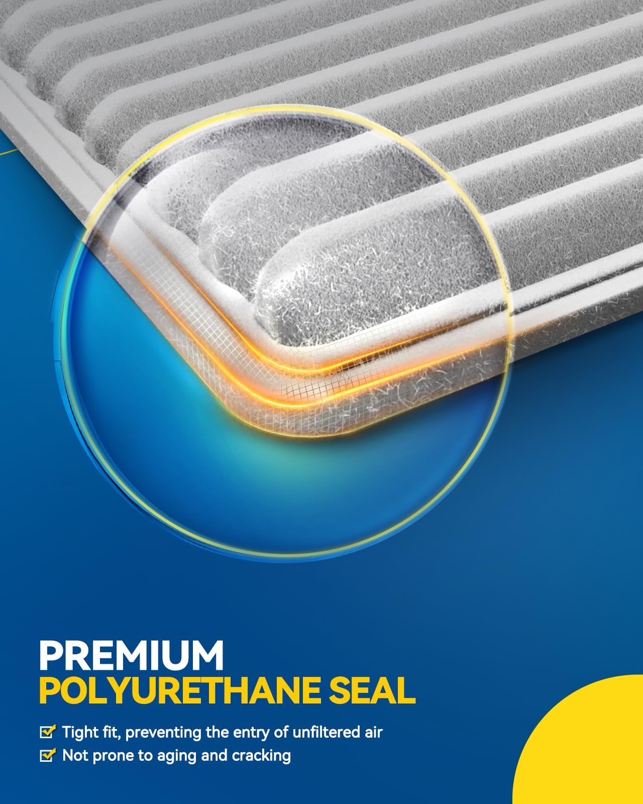 Philtop Engine Air Filter, Eaf003 Replacement For Camry Gas L4 (2007-2017), Venza Gas L4 (2009-2015), Compatible With Ca10171 Ai