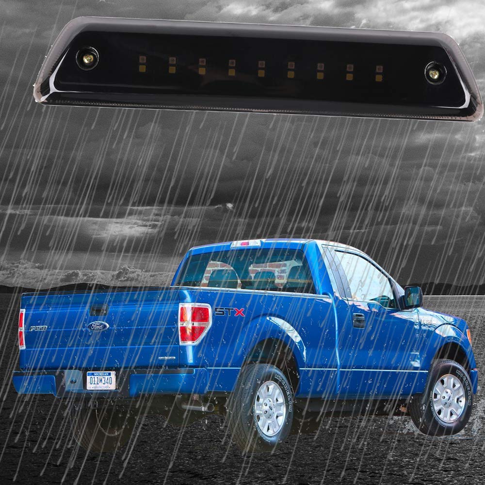 Third Brake Light Compatible With Ford F150 2009 2010 2011 2012 2013 2014 3Rd Brake Light Led Smoked Cargo Light Accessories