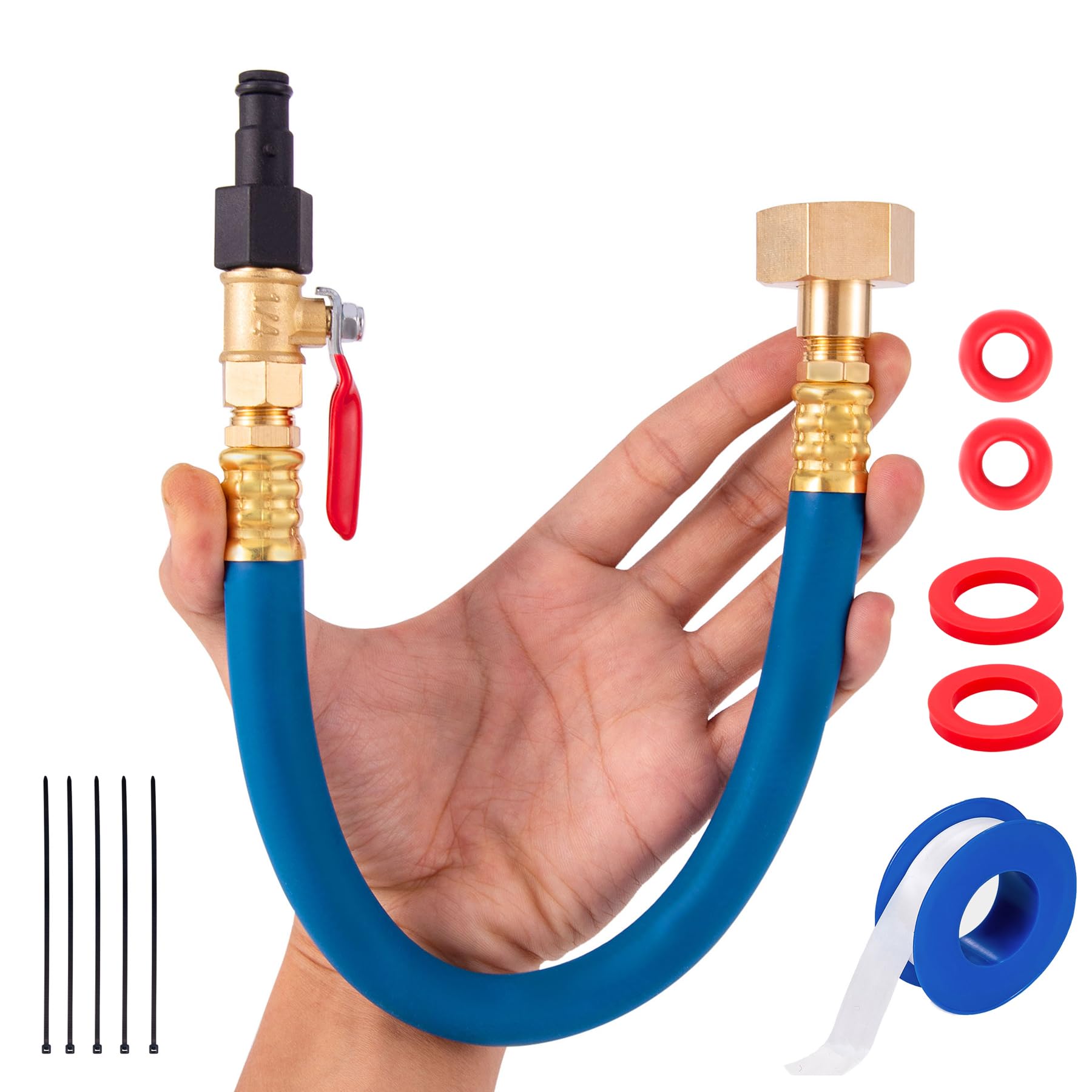 Flush Hose Fitting Kit For Yamaha,Pwc Waverunner/Sport Jet Boat Flush Fitting Blue Kit Compatiable For Yamaha,Lx Vx Vxr Fxho Vx1