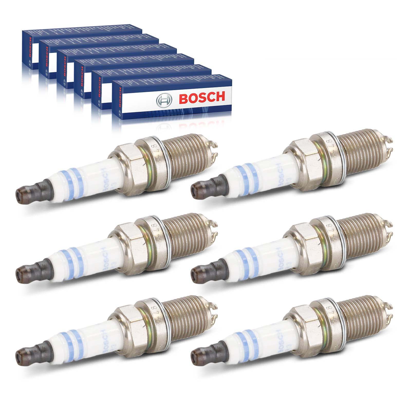 Bosch Spark Plug Set X6 Pcs Fits Bmw Mini Morgan Rolls-Royce 1.4-6.75L 1987-