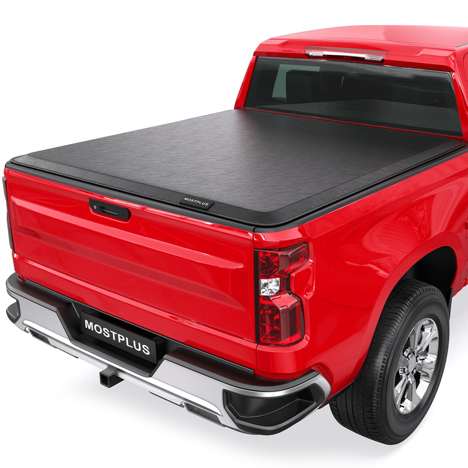 Mostplus Roll-Up Soft Vinyl Truck Bed Tonneau Cover Compatible With 2007-2013 Chevy Chevrolet Silverado/Gmc Sierra 1500 | Fleets