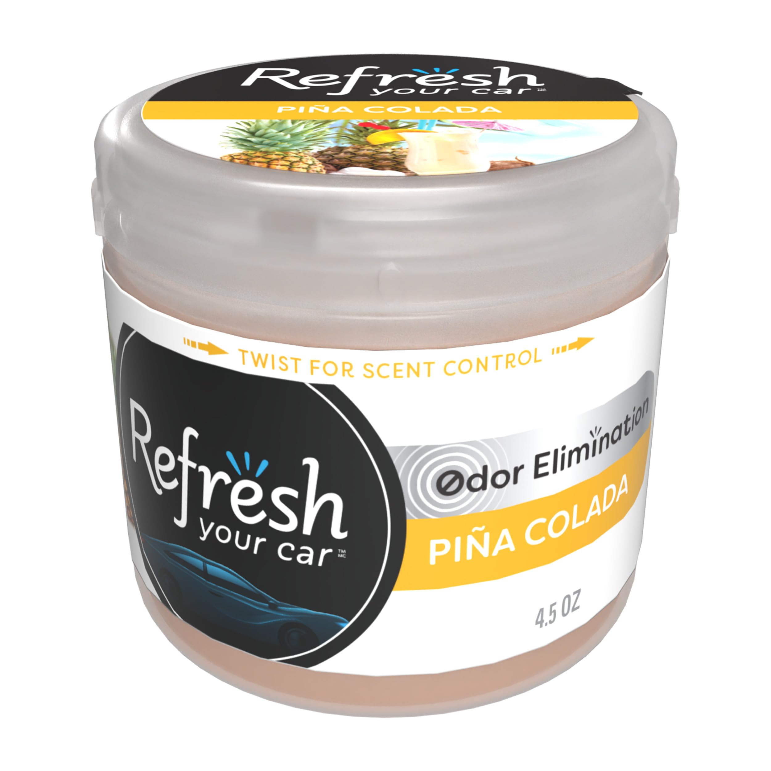 Refresh Your Car! Air Freshener (Pina Colada RF Scent, 1 Pack)