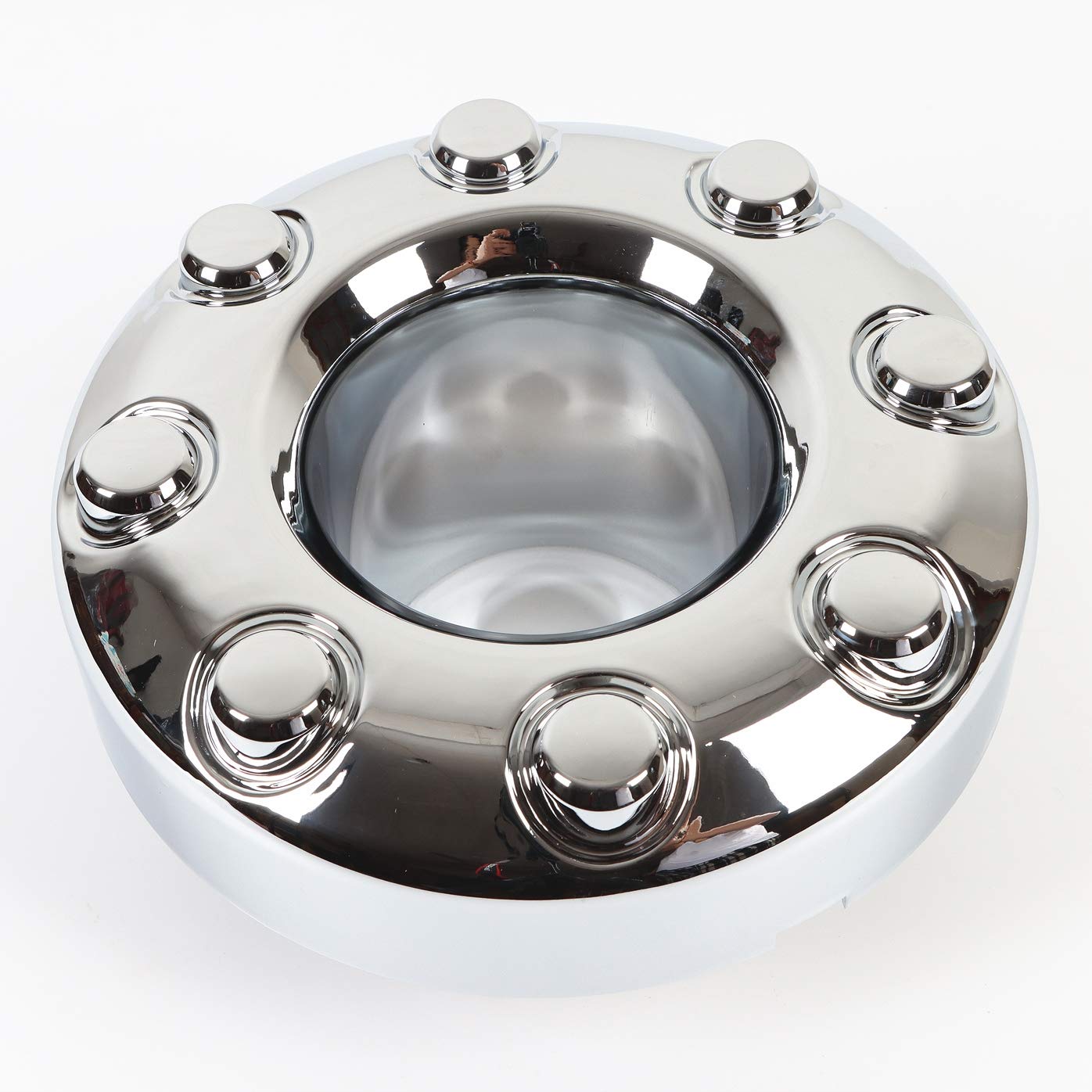 PPCovers 2PCS Chrome Wheel Center Hub Cap for 2005-2018 F-350 Dually 4X4, Silver, Durable ABS Material