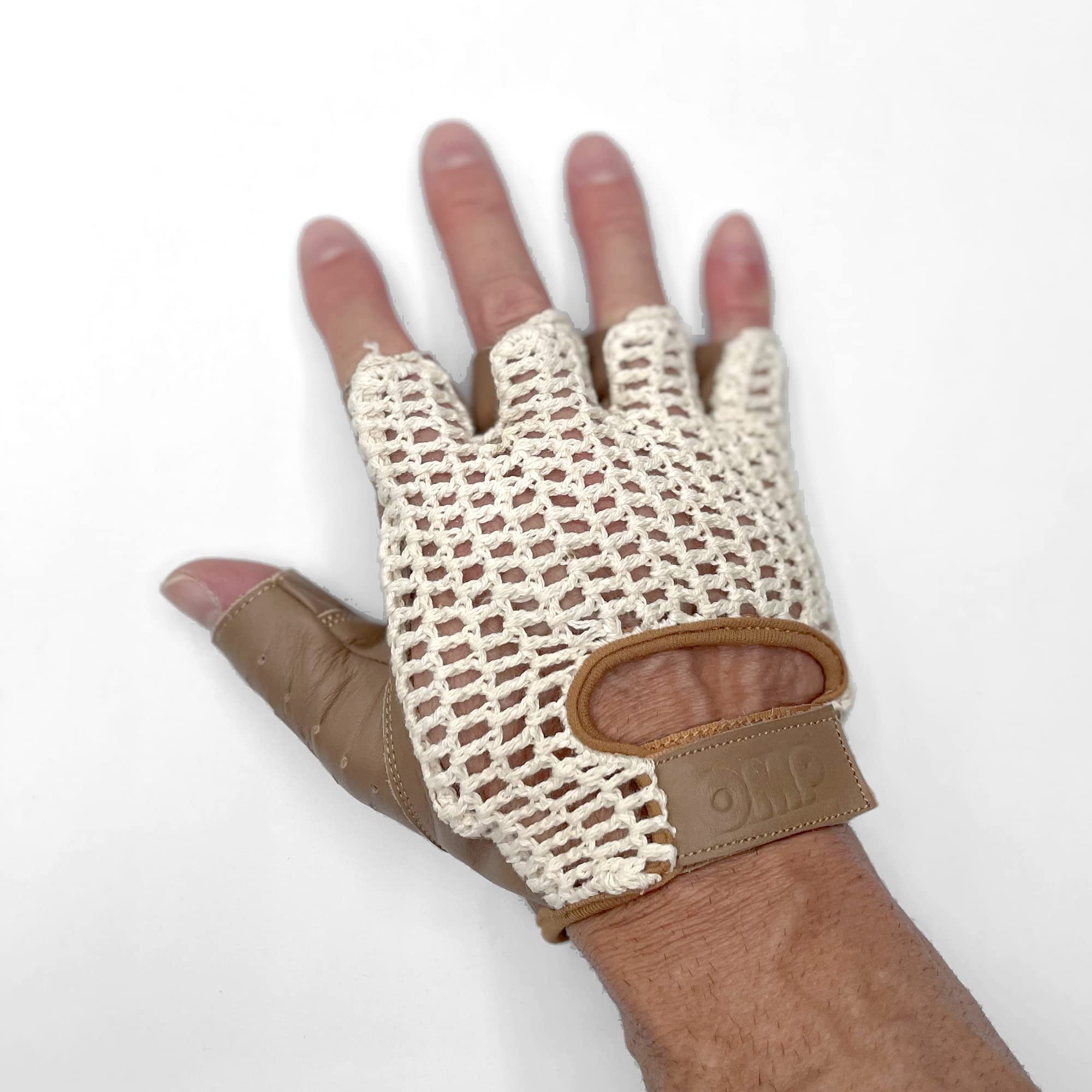 OMP - Tazio Vintage Glove Cream/Brown Leather - SizeL (IB0-0747-A01-010-L)