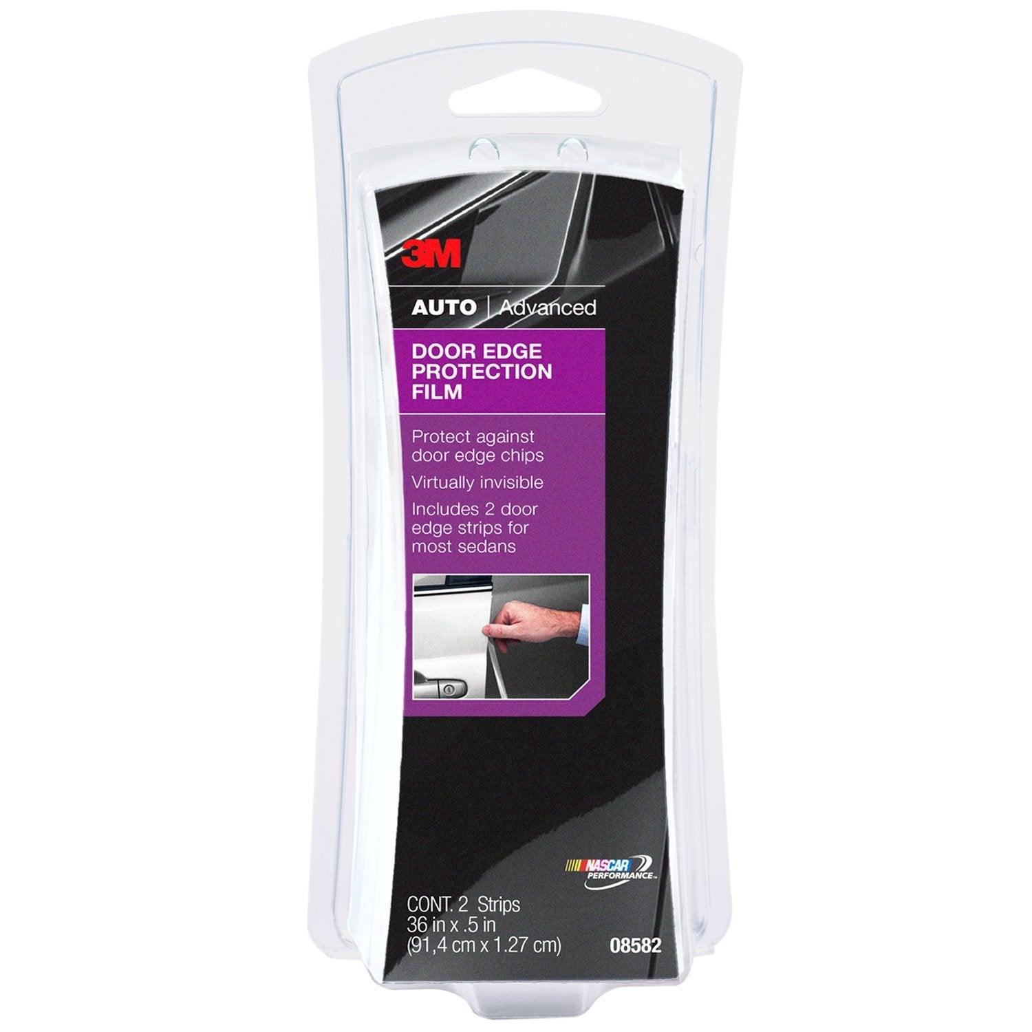 3M Door Edge Protection Film, 36 Inch, Protect Door Edges From Chips, Scratches, and Scuffs, No Tool Required, Yellowing and Sta