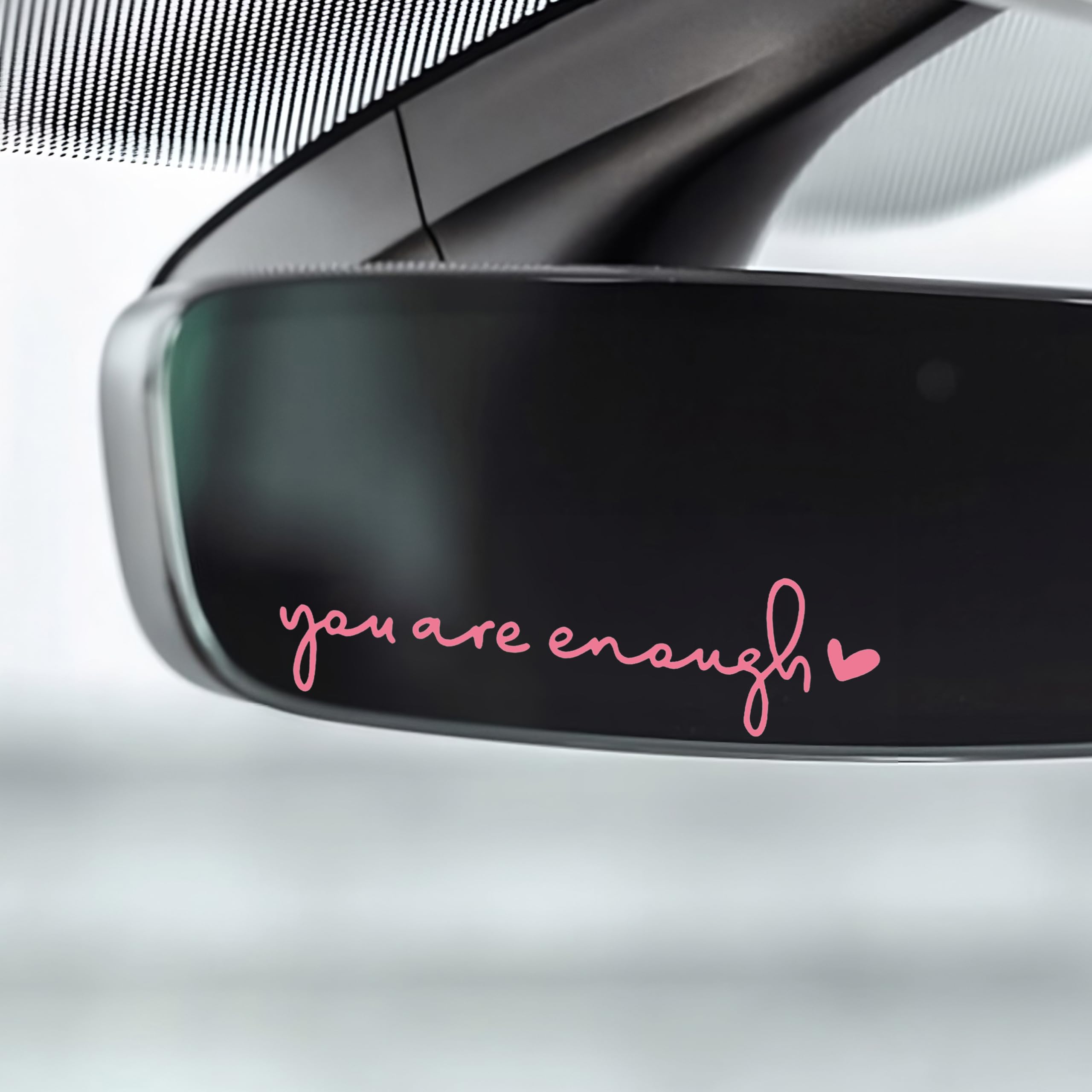 Miarita 3X Hello Beautiful Rearview Mirror Decal, Car Stickers For Women,Rear View Mirror Sticker, Mirror Stickers, Car Decal, P