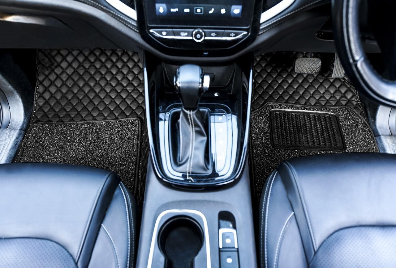 7D Car Floor Mat Full Set For Mini Cooper D Countryman 4 Door || Custom Fitted Faux Leather Antiskid Car Floor Mats || 100% Wate