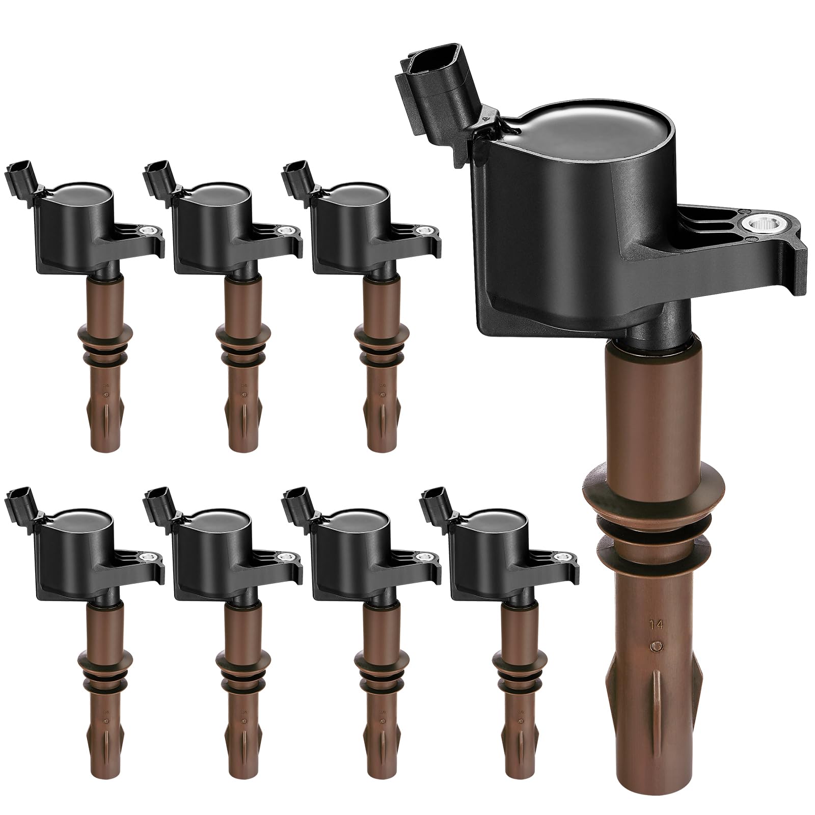 SYKRSS Set of 8 Ignition Coil DG521 C1659 Compatible with Ford Expedition Explorer Mustang F150 F250 F350 F450 F550 Super Duty, 