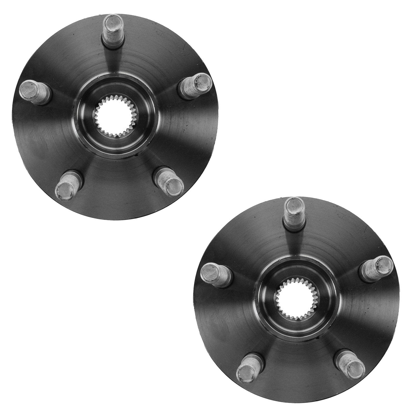 Trq Rear Wheel Hub Bearings Assembly Set Compatible With 2003-2006 Pontiac Vibe Toyota Matrix
