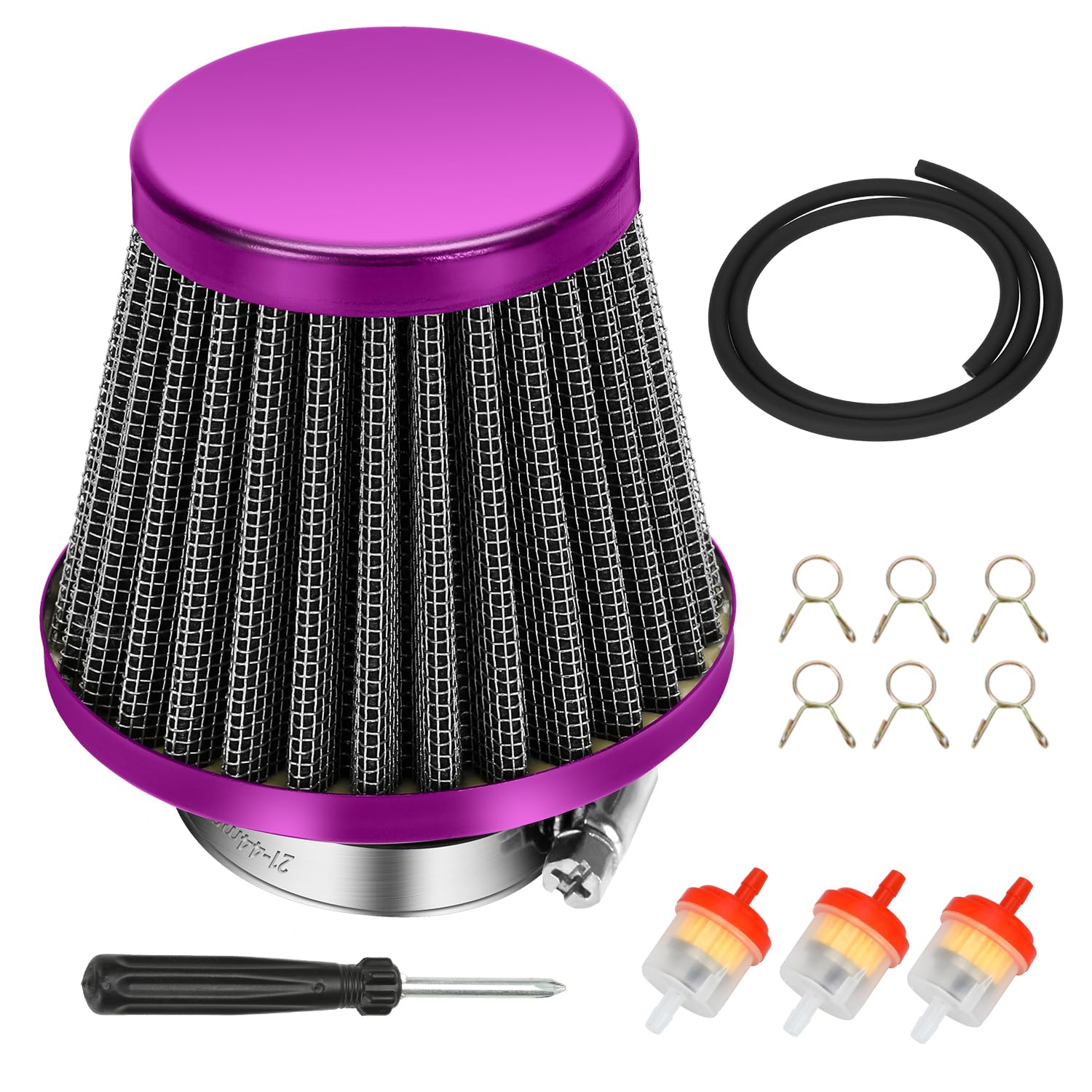 HIAORS 38mm Air Filter for GY6 49cc 50cc Taotao Moped Scooter, Fit VM22 PZ22 PD18J Carb, 4-Stroke 110cc 125cc SSR Coolster Apoll