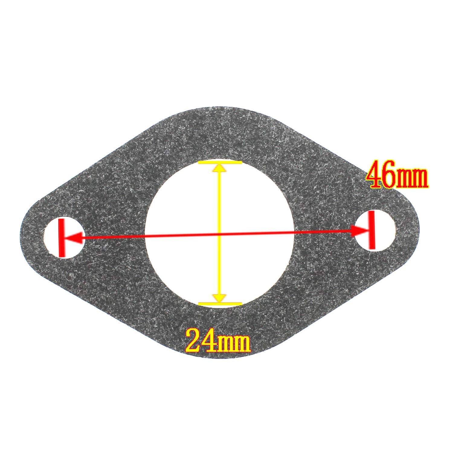 Yofmoo Carburetor Gasket Compatible With Ezgo Golf Cart 295Cc 350Cc Marathon Medalist Txt Freedom St Sport St350 Mpt Workhorse 800 875 1200 Club Clays Car Shuttle Gas 4-Cycle Robin Engine Pack Of 6