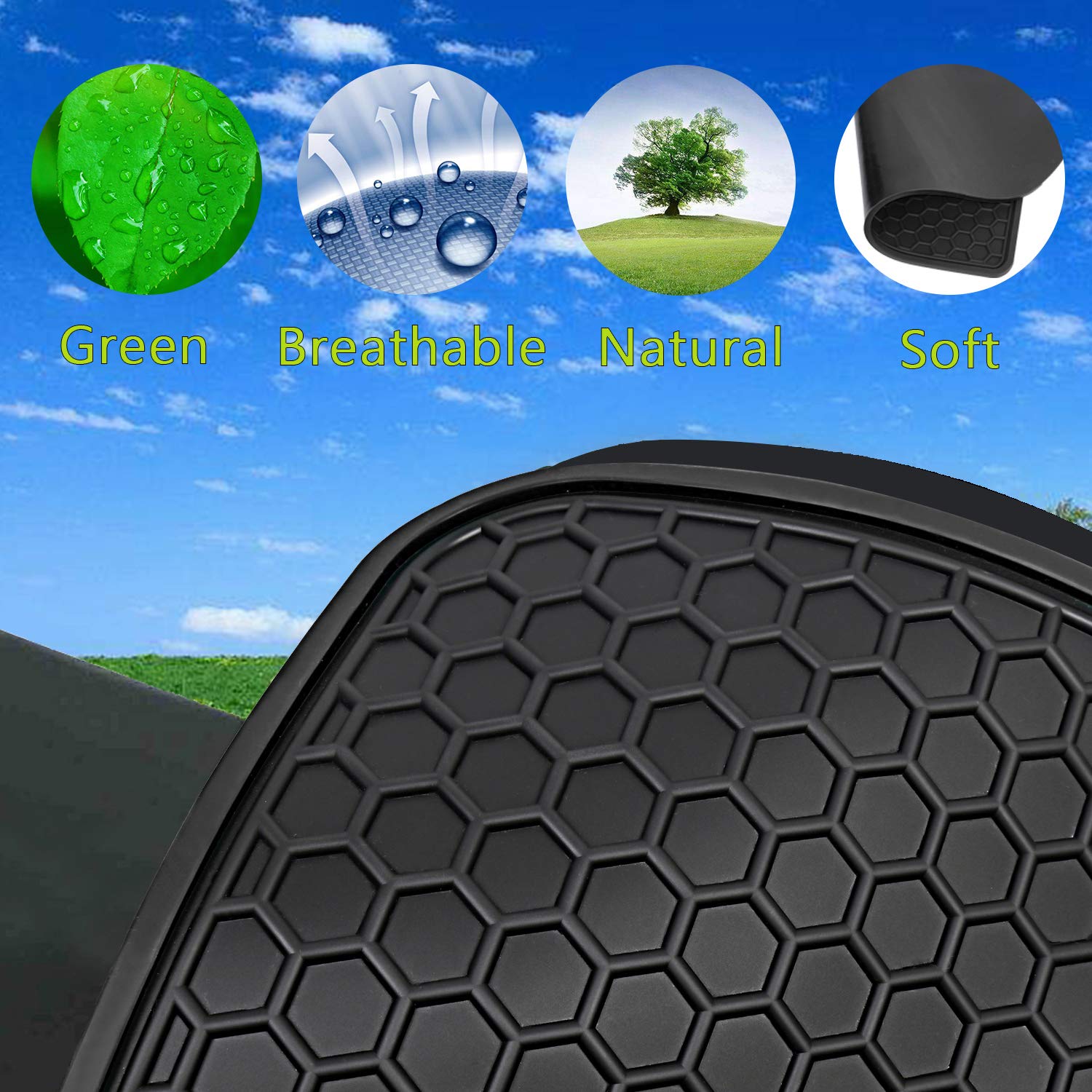 Hd-Mart Car Floor Mat For Honda Civic 11Th 2022-2025(Hybrid), Custom Fit Civic Sedan Hatchback Si Auto Floor Liners Mat Full Bla