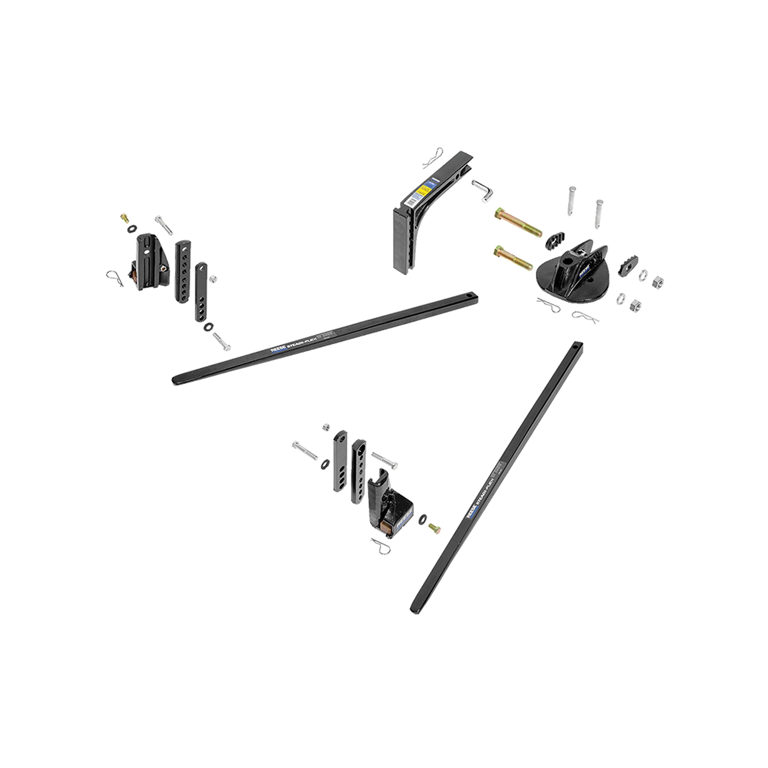 Reese 66559 Steadi-Flex Trunnion Weight-Distributing Hitch Kit With Shank - 10,000 Lb.