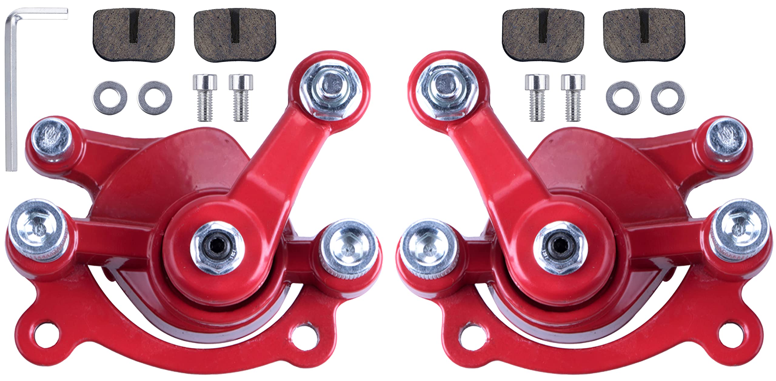 MWMNUN front Rear Disc Brake Caliper with Brake Pads Compatible with Motovox MBX10 MBX11 Mini Dirt Bike MM-B80-BR 80CC 2.5HP Mot