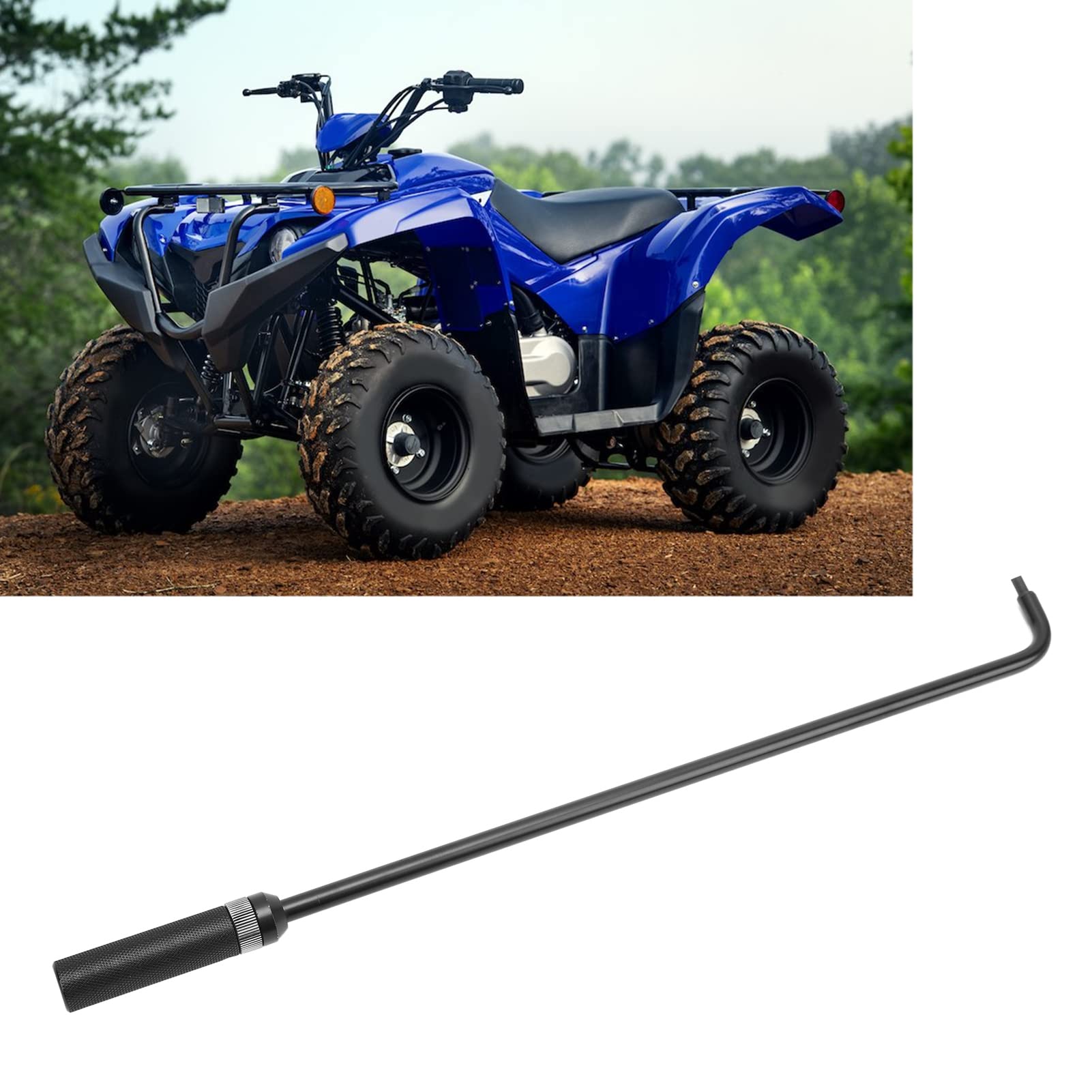 Pilot Screw Adjusting Tool, Carburetor Adjustment Screwdriver Tool, 16.34in 110 Angled Head Motorcycle Tool, for ATV, UTV, Snowm