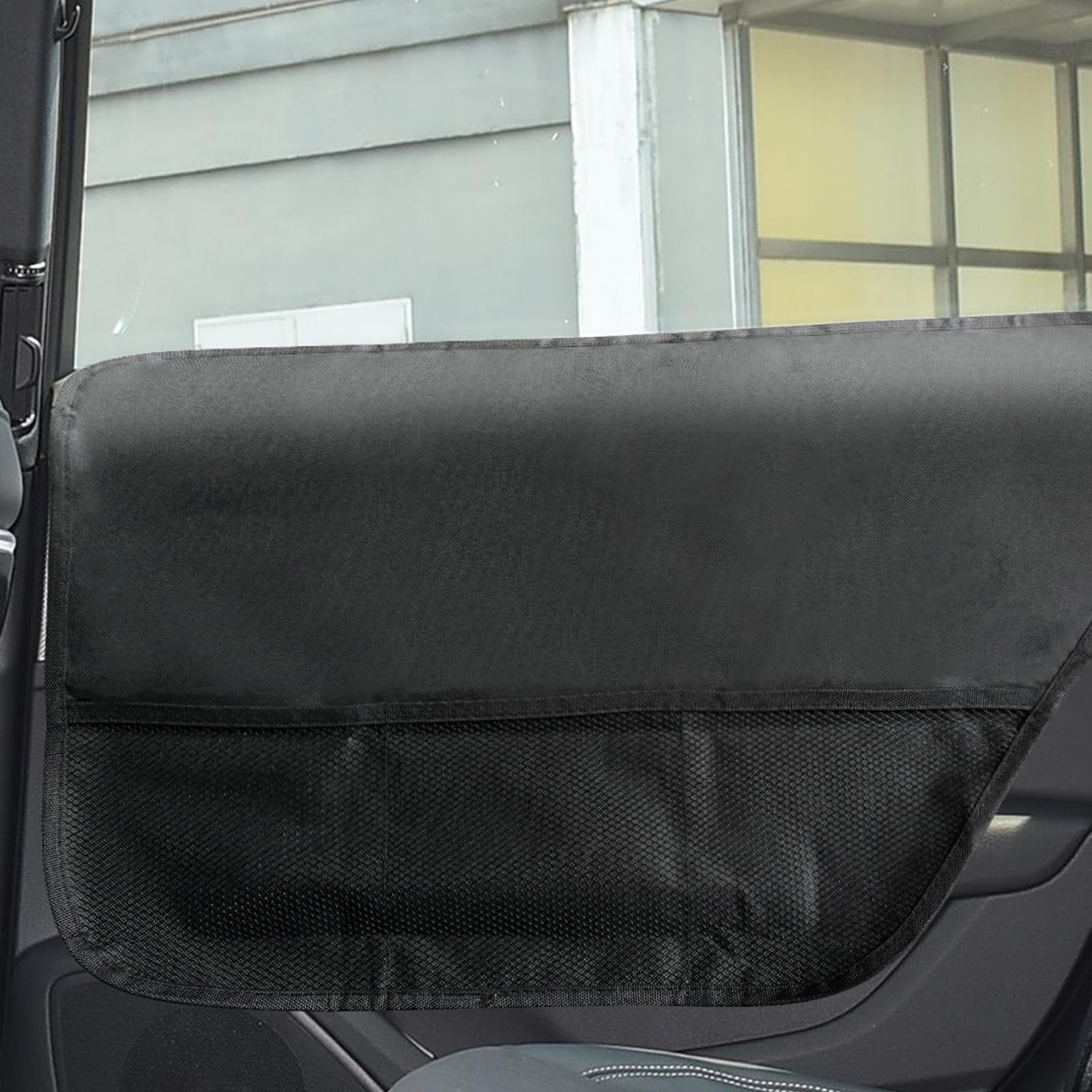 RUIANTE 2PCS Car Door Protector for Dogs Anti Scratch Protection with Pockets nets Door Protectors Vehicle Door Covers Guard Shi