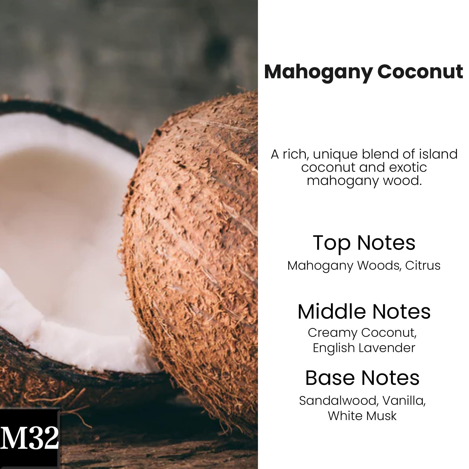 Car Air Freshener Hanging, Essential Oil Diffuser For Car, Mahogany Coconut Car Air Freshener Cute, Long Lasting Air Freshener,