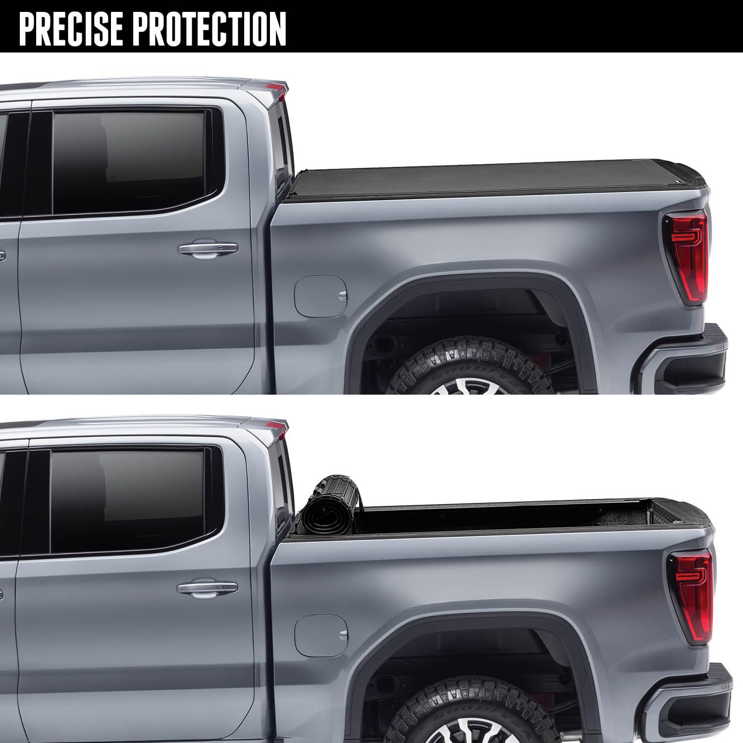 Realtruck Bak Revolver X4S Hard Rolling Truck Bed Tonneau Cover | 80101 | Fits 1988 - 2013 Chevy/Gmc Silverado/Sierra & C/K 6' 6' Bed (78')