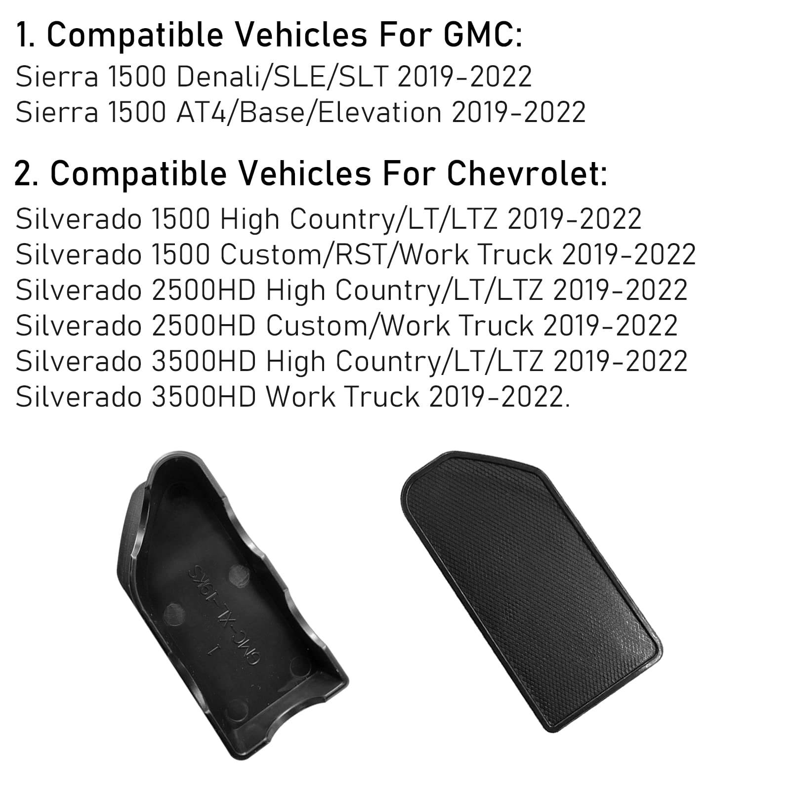 Ttcr-Ii For Gmc Sierra And Chevy Silverado Bed Rail Stake Hole Covers 2019-2023, Truck Bonneau Covers Stake Pocket Plugs For Sie