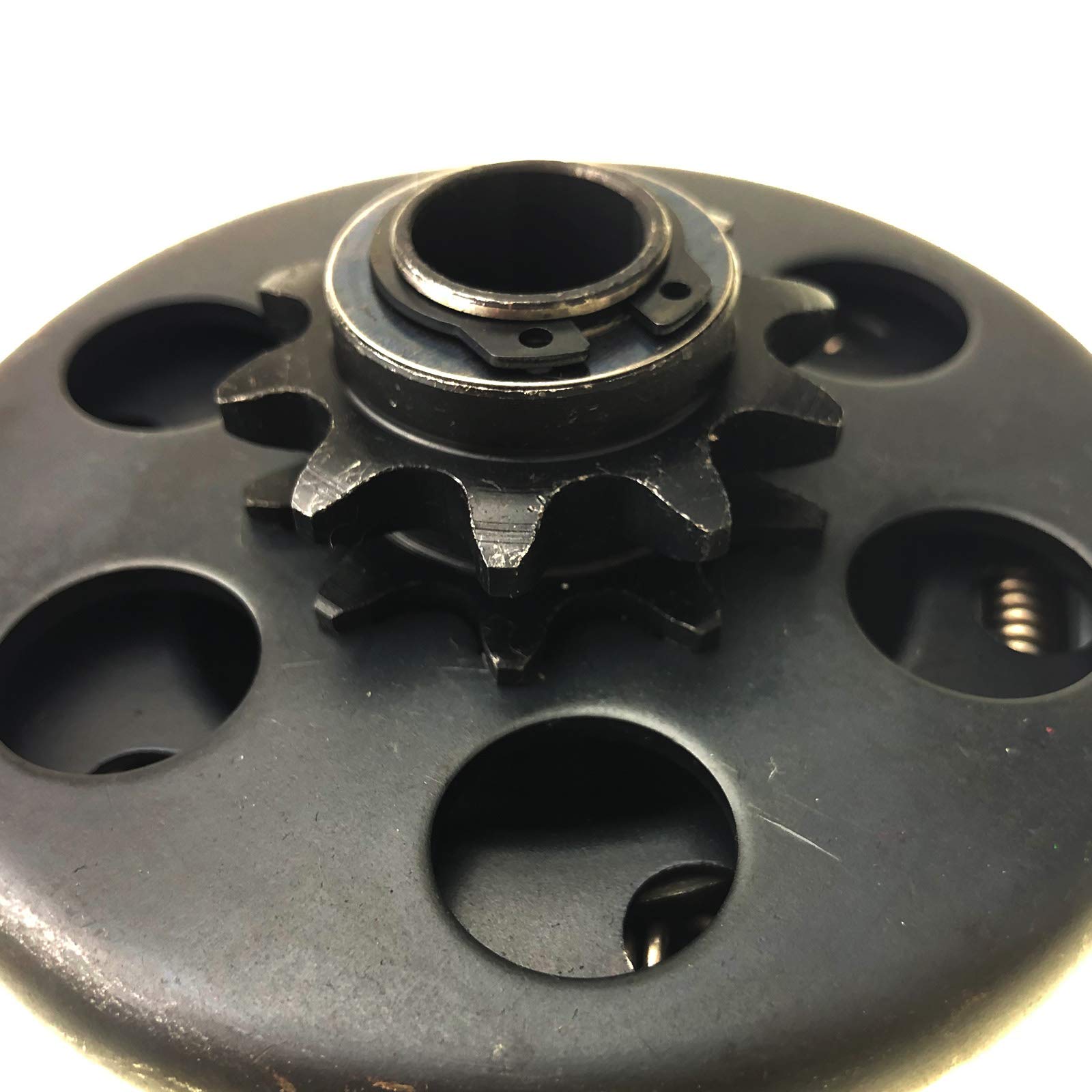 caqeg Centrifugal Clutch 5/8" Bore 10 Tooth for #40/41/420 Chain Sprocket - Fits Go-Karts, Mini Bikes, Lawnmowers,