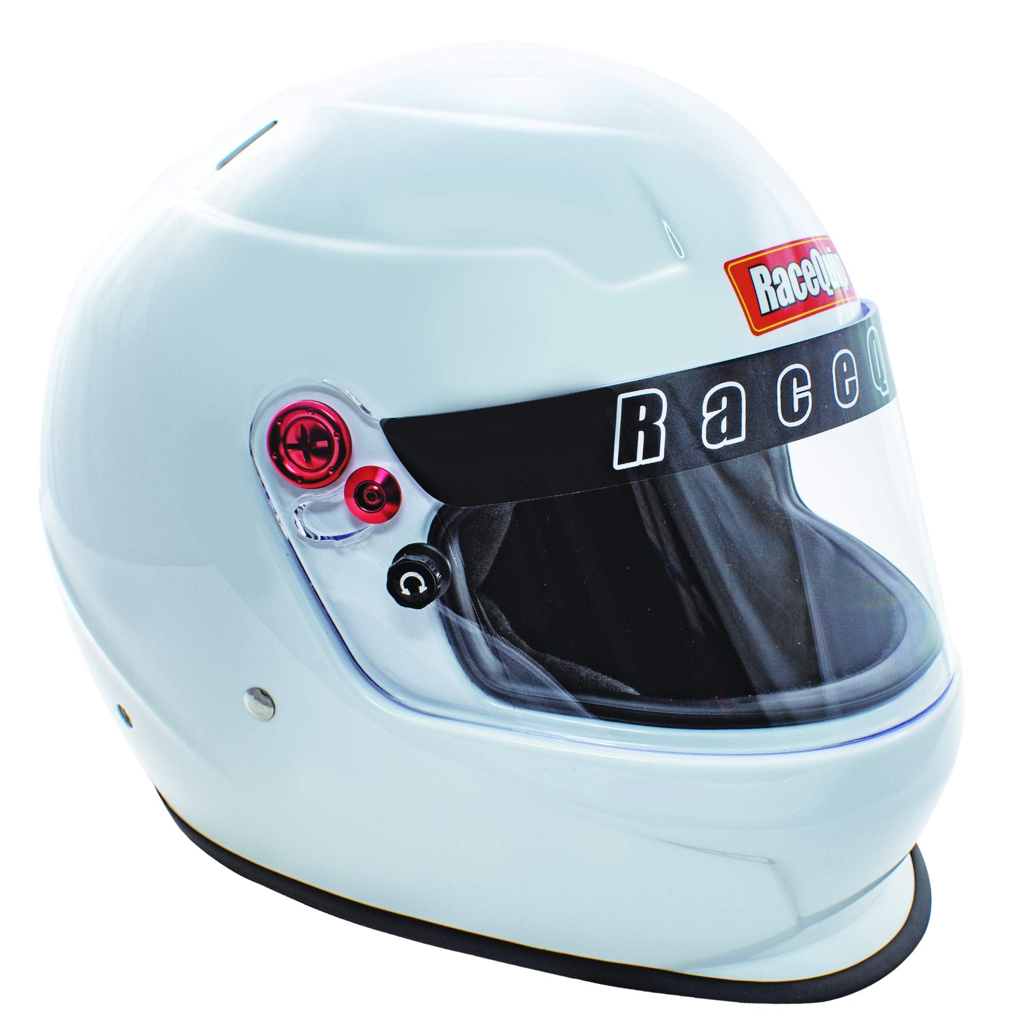 Racequip Full Face Helmet Pro20 Series Snell Sa2020 Rated Gloss White Xx-Small 276110