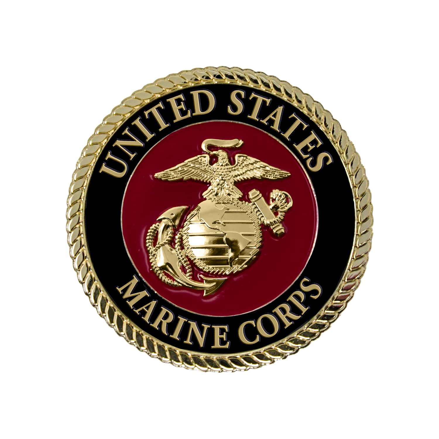 Usmc Medallion - 2.25 Inches - Marine Corps Ega Eagle Globe Anchor Emblem