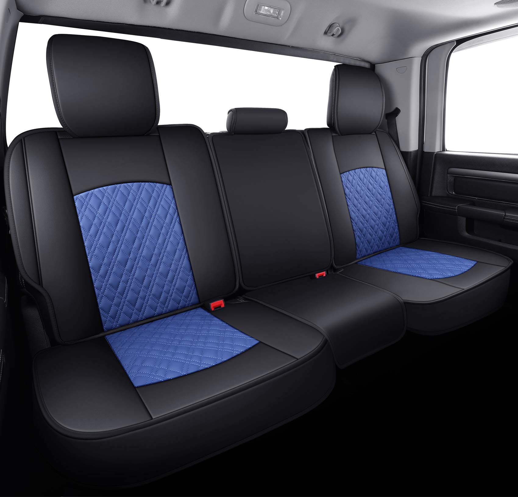 YIERTAI Car Seat Covers Compatible with Dodge Ram Custom Fit 2009-2025 1500 2010-2025 2500 3500 Pickup Laramie Bighorn Waterproo