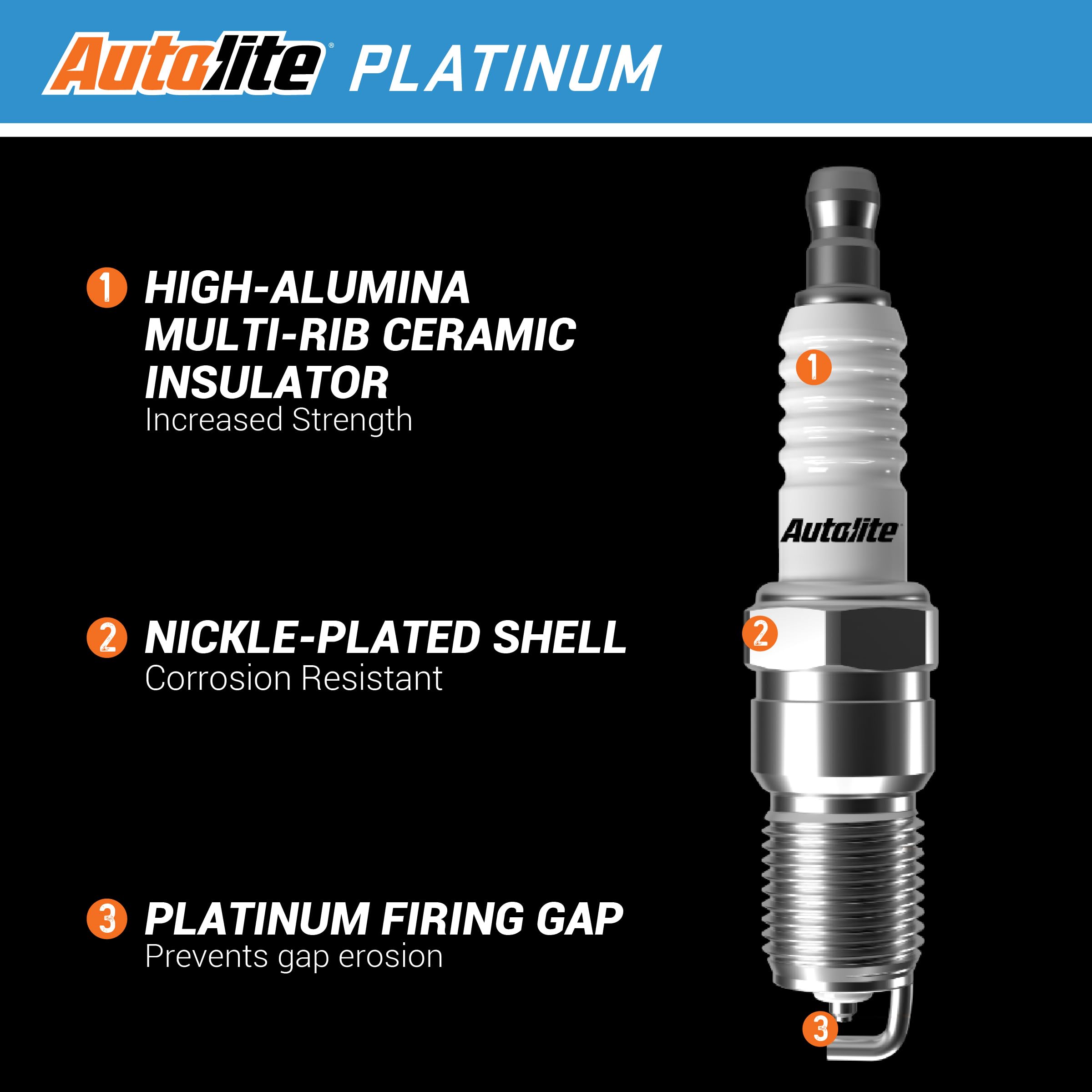 Autolite Platinum Ap45 Automotive Replacement Spark Plug (1 Pack)